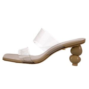 Cult Gaia clear PVC slides